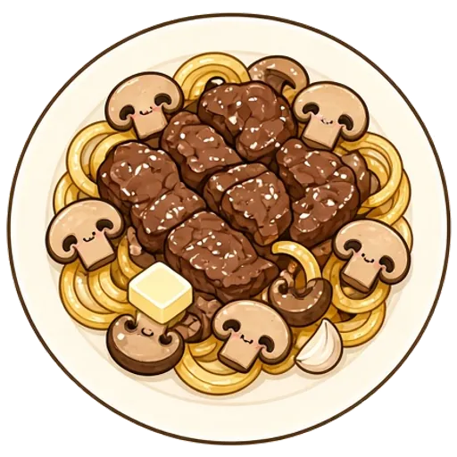 Beef stroganoff