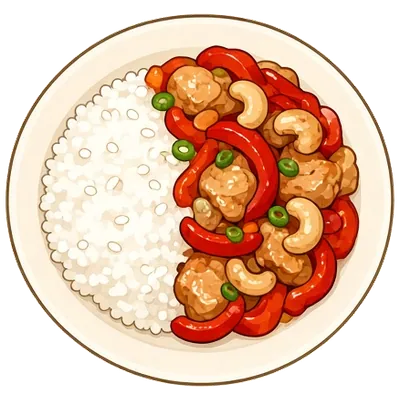 Cashew chicken stir-fry