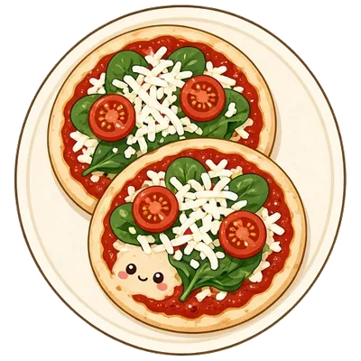 Greek pita pizzas