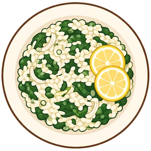 Greek spinach rice (spanakorizo)