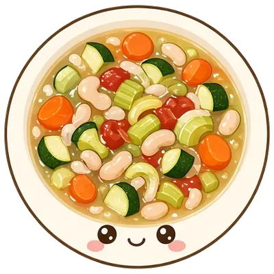 Minestrone with white beans