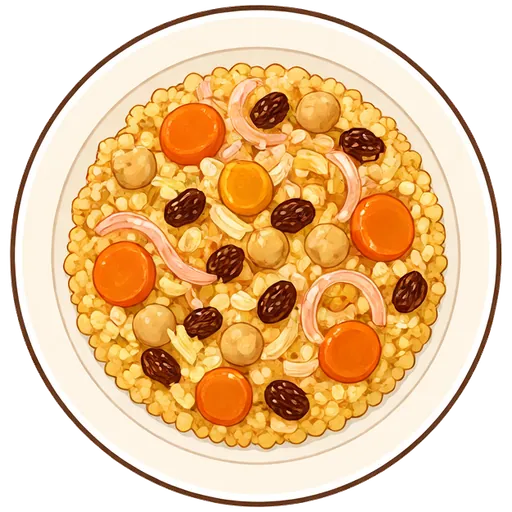 Moroccan-spiced couscous with chickpeas and carrots