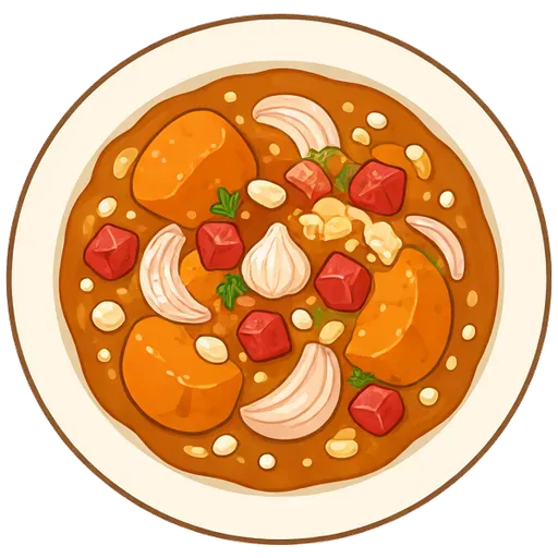 West African–style peanut stew with sweet potatoes