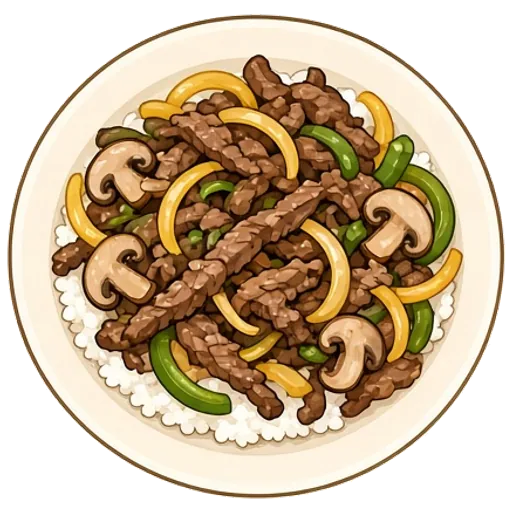 Philly cheesesteak rice bowls