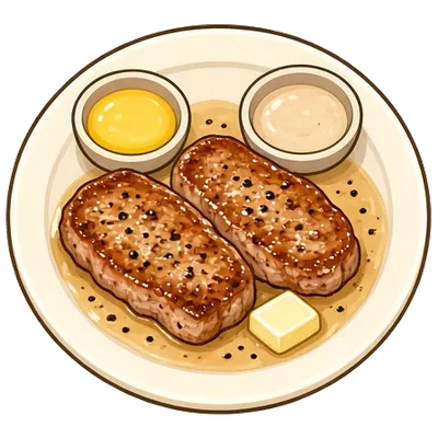 Pork chops with butter pan sauce
