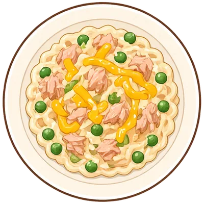 Stovetop tuna noodle casserole