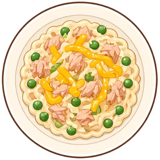 Stovetop tuna noodle casserole