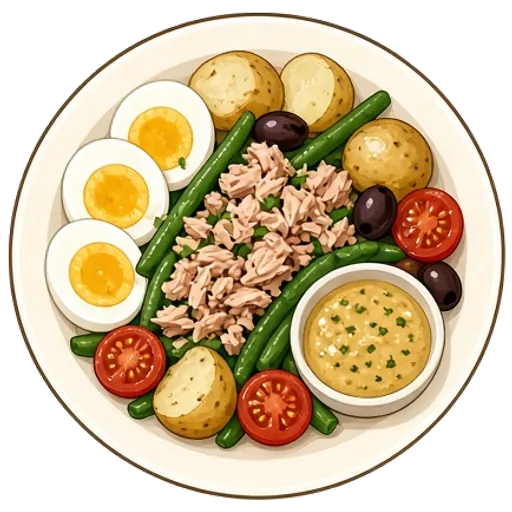 Tuna niçoise salad